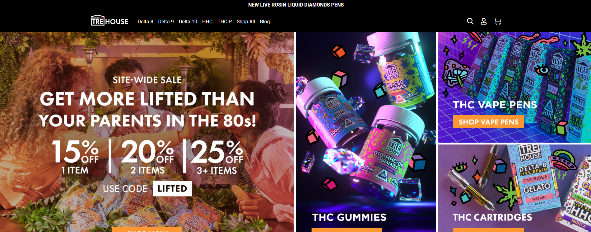 Tre House Affiliate program Homepage Image