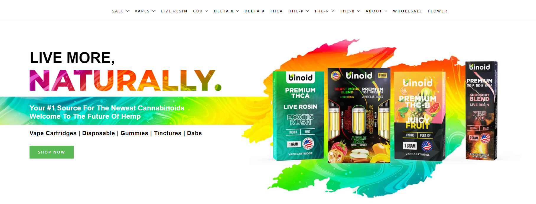 Binoid Affiliate Program Homepage Image