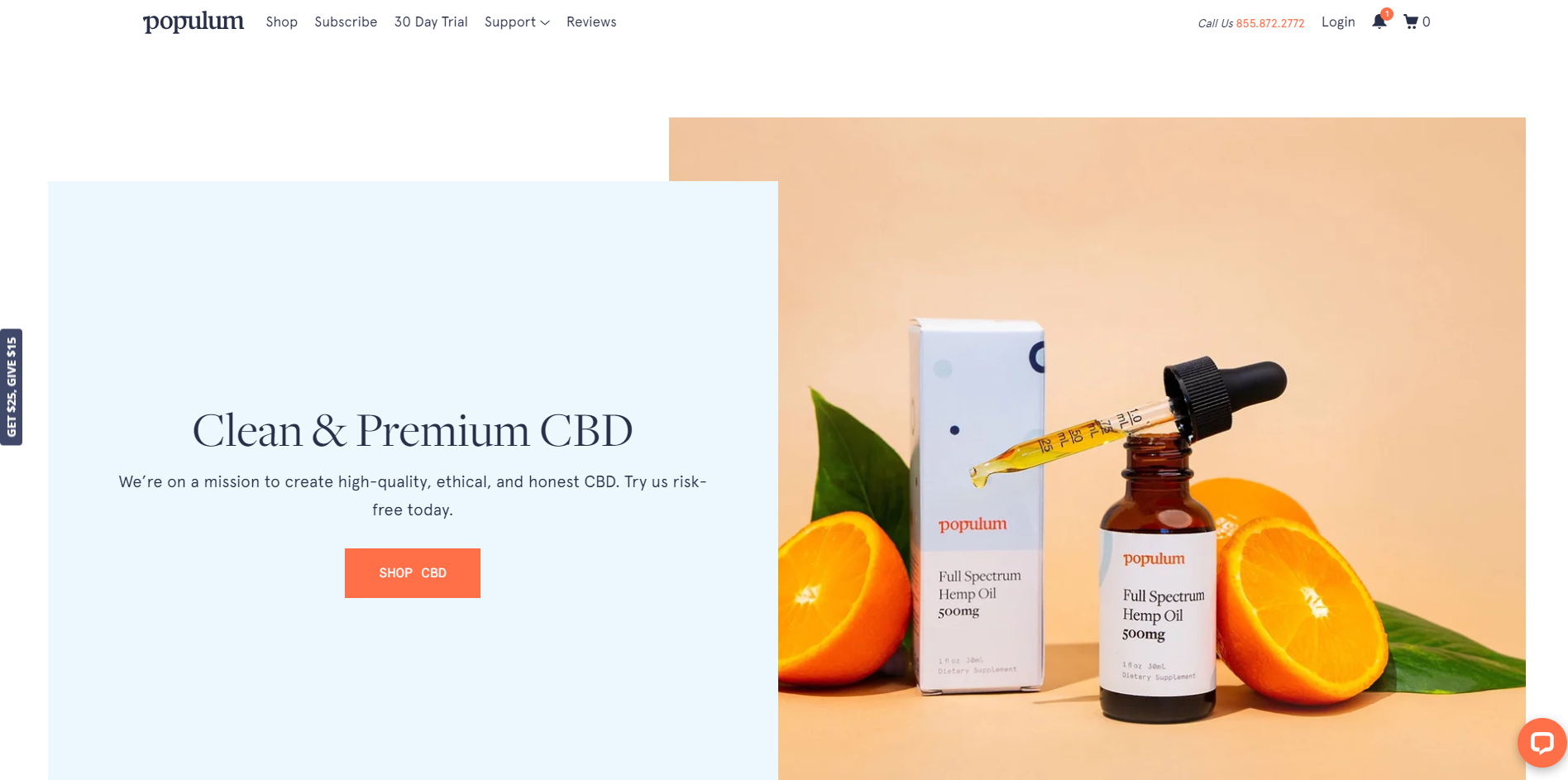 Populum Affiliate Program Homepage Image